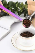 Mandallı Kahve Ölçü Kaşığı Renkli Çok Fonksiyonlu Paslanmaz Çelik Kaşık thumbnail 8