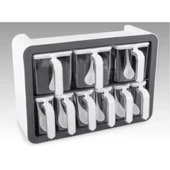 9'lu Standlı Kaşıklı Baharatlık Seti thumbnail 4