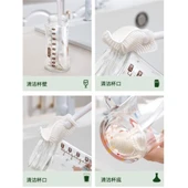 Kavanoz ve Biberon Yıkama Fırçası Silikon thumbnail 3