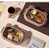 Bölmeli Paslanmaz Çelik Yemek Kutusu thumbnail 1