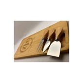 Bambu Peynir Kesme Sunum Tahtası thumbnail 2