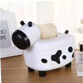 Sevimli İnek Tasarımlı Mıknatıslı Tuzluk ve Peçetelik thumbnail 3