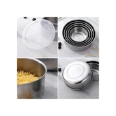 Paslanmaz Çelik Yemek Saklama Kabı Seti thumbnail 3