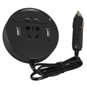 Olesson 1667 DC 12-24V 150W Oto Araç Power İnverter Çift TYPE-C - Çift USB - 220V Üniversal Priz Girişli - 3