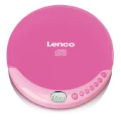 Lenco Taşınabilir CD Çalar Discman Şarj Özellikli Pembe CD-011 PK - 1