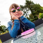 Lenco Taşınabilir CD Çalar Discman Şarj Özellikli Pembe CD-011 PK - 7