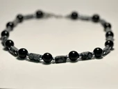 KARIŞIK SİYAH TAŞLI KOLYE thumbnail 2