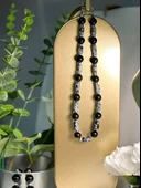 KARIŞIK SİYAH TAŞLI KOLYE thumbnail 3