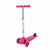 Evo Işıklı 3 Tekerlekli Pembe Scooter - 2