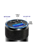 MTL 38W PD+USB Çift Portlu - Qualcomm QC 4.0 Desteği Araç Şarj Cihazı MT-A1833 - 3