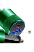 MTL 38W PD+USB Çift Portlu Qualcomm QC 4.0 Hızlı Araç Şarj Cihazı MT-A1834 - 3