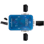 4949 Auto Otomatik Usb Kvm Switch 2 Port Çoklayıcı thumbnail 1