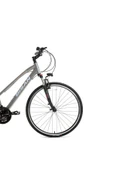 8200 TREKKİNG BİSİKLETİ 45 CM V 700C 21 VİTES AÇIK METALİK GRİ BEYAZ PEMBE - 2