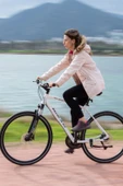 BİSAN 8500 TREKKİNG BİSİKLETİ 46 CM HİDROLİK DİSK 28 JANT 27 VİTES MAT BEYAZ LACİVERT - 5