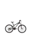 BUFFALO DAĞ BİSİKLETİ 37 CM V 27,5 JANT 21 VİTES MAT SİYAH MAVİ - 1