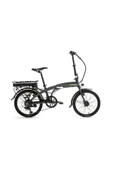 BİSAN PRİME ELEKTRİKLİ KATLANIR BİSİKLET 32 CM V 20 JANT 7 VİTES MAT GRİ SARI - 1