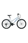 BİSAN SENTIERO KADIN DAĞ BİSİKLETİ 42CM V 24 JANT 21 VİTES METALİK BEYAZ MAVİ - 1