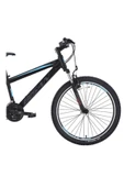 BİSAN COOPER DAĞ BİSİKLETİ 35 CM V 26 JANT 21 VİTES MAT SİYAH MAVİ - 2
