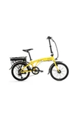 BİSAN PRİME ELEKTRİKLİ KATLANIR BİSİKLET 32 CM V 20 JANT 7 VİTES CAT SARI SİYAH - 1