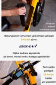 Felicity Elektrikli Bisiklet 50 Cm Disk Fren 27,5 Jant Shimano Tourney 7 Vites 55 Km Menzil Cat Sarı - 4