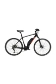 BİSAN E-TREKKİNG ELEKTRİKLİ BİSİKLET 53 CM DİSK FREN 700C JANT 10 VİTES MAT SİYAH KIRMIZI - 1