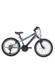 BİSAN COOPER ÇOCUK BİSİKLETİ 30 CM V 24 JANT 21 VİTES FÜME SİYAH MAVİ - 1