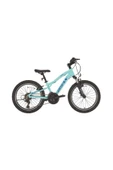 BİSAN KDX 2500 ÇOCUK BİSİKLETİ 28 CM V FREN 20 JANT 21 VİTES TURKUAZ MAVİ BEYAZ - 1