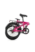Bisan Twin Katlanır Bisiklet 32 Cm V Fren 20 Jant Vitessiz Metalik Pembe Pembe - Siyah thumbnail 5