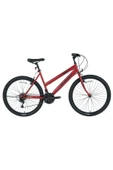 BİSAN SENTIERO KADIN DAĞ BİSİKLETİ 42CM V 24 JANT 21 VİTES METALİK KIRMIZI SİYAH - 1