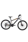 Bisan BİSAN COOPER DAĞ BİSİKLETİ 37 CM MD 27.5 JANT 21 VİTES FÜME SİYAH TURUNCU thumbnail 1