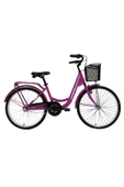 Bisan SORRENTO-S ŞEHİR BİSİKLETİ 36 CM V 24 JANT 7 VİTES SHIMANO TOURNEY MOR BEYAZ thumbnail 5