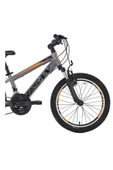 BİSAN COOPER ÇOCUK BİSİKLETİ 28 CM V 20 JANT 21 VİTES FÜME SİYAH TURUNCU - 2