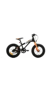 BİSAN LİMİT 16 ÇOCUK BİSİKLETİ 23 CM V FREN 16 JANT 1 VİTES SİYAH TURUNCU - 1