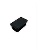 Dikdörtgen Demir Profil İç Tapa Geçme Plastik Ayak Geçme Koruma Plastiği(40MM x 30MM)(SİYAH) Siyah 40mm x 30mm SİYAH - 2 ADET - 2