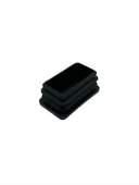 Dikdörtgen Demir Profil İç Tapa Geçme Plastik Ayak Geçme Koruma Plastiği(40MM x 20MM)(SİYAH) Siyah 40mm x 20mm SİYAH - 8 ADET - 3