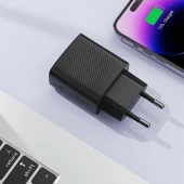 Acefast 25W PD USB-C Hızlı Şarj Aleti Isı Düşüren GaN Destekli Akım Korumalı Güç Adaptörü iPhone & Android & iPad & MacBook Type-C - A104 - 5