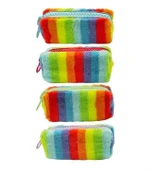 Unicus Big Zip Süper Rainbow Tavşan Tüylü Kalem Kutusu SYG-Unicus988 thumbnail 1