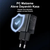 Acefast 30W PD USB-C + USB-A 2 Port Hızlı Şarj Aleti Isı Düşüren GaN Destekli Akım Korumalı Güç Adaptörü iPhone & Android & iPad & MacBook Type-C - A98 - 11