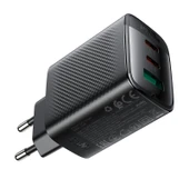 Acefast 67W PD 2X USB-C + USB-A 3 Port Hızlı Şarj Aleti Isı Düşüren GaN Destekli Akım Korumalı Güç Adaptörü iPhone & Android & iPad & MacBook Type-C - A108 - 4