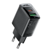 Acefast 30W PD USB-C + USB-A 2 Port Hızlı Şarj Aleti Isı Düşüren GaN Destekli Akım Korumalı Güç Adaptörü iPhone & Android & iPad & MacBook Type-C - A98 - 4