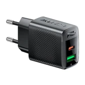 Acefast 30W PD USB-C + USB-A 2 Port Hızlı Şarj Aleti Isı Düşüren GaN Destekli Akım Korumalı Güç Adaptörü iPhone & Android & iPad & MacBook Type-C - A98 - 3