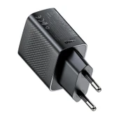 Acefast 30W PD USB-C + USB-A 2 Port Hızlı Şarj Aleti Isı Düşüren GaN Destekli Akım Korumalı Güç Adaptörü iPhone & Android & iPad & MacBook Type-C - A98 - 2