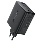 Acefast 100W PD 3X USB-C + USB-A 4 Port Hızlı Şarj Aleti Isı Düşüren GaN Destekli Akım Korumalı Güç Adaptörü iPhone & Android & iPad & MacBook Type-C - A94 - 1