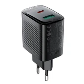 Acefast PD45W (1xUsb-C+1xUsb-A) Çıkışlı Hızlı Şarj Cihazı - A106 - 1