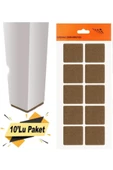 SPRENDA Yapışkanlı Mobilya Masa Sandalye Parke Zemin Ayak Koruyucu Kaydırmaz Keçesi 40x40 Mm thumbnail 1
