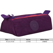 Kaukko Trıangle Dual Crazy Kalem Çantası (purple)krn-K2643 - 3