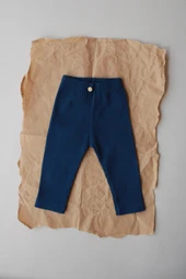 Lacivert Kaşkorse Bebek Tayt thumbnail 1