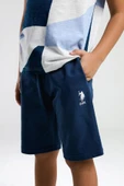 U.S. Polo Assn. Erkek Çocuk Şortlu Bermuda Pijama Takım - 4