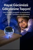 Projektörlü Yansıtmalı Çocuk Bebek Odası Gece Lambası Hava Nemlendirici İkisi Bir Arada - 2