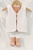Bebek Yelek & Patik 12-18 AY Lola Bej - 6